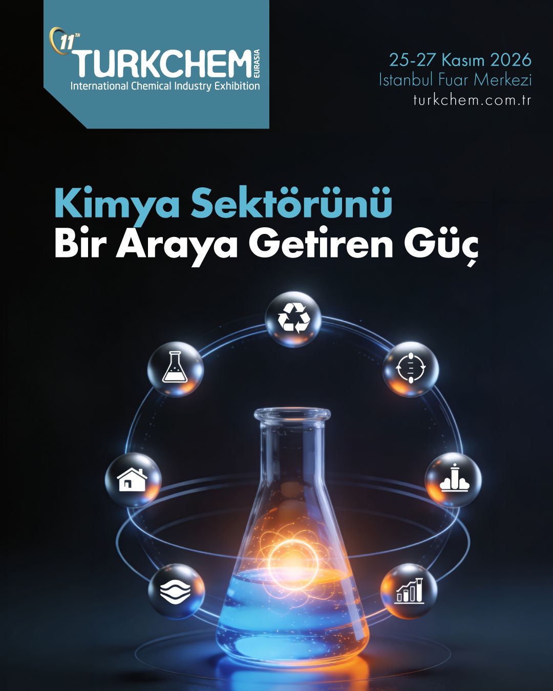 Kimya ile İlgili Her Şey Turkchem Eurasia'da Bir Araya Geliyor